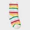 Kid's Lollipop Christmas Cozy Crew Socks - Assorted Colors 2-5 - 2 of 3