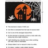 RugSmith Orange Machine Tufted Ghost house Doormat - 3 of 4
