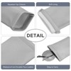 Unique Bargains PU Leather Portable Squeeze Top Soft Eyeglass Cases 4 Pcs 3.5" x 7.1" - 3 of 4