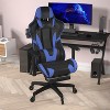 Flash Furniture X30 Gaming Chair Racing Computer Chair with Reclining Back, Slide-Out Footrest, and Transparent Roller Wheels - image 3 of 4