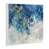 Stupell Industries Abstract Blue Gold Paint Design, 12" x 12" - 3 of 4
