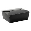 Inno-Pak 29 oz Paper Food Box Black #8 Size - Case of 130 - 2 of 3