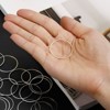 Unique Bargains DIY Craft Brass Hollow Round Jewelry Connecting O-Rings 50 Pcs - 4 of 4