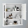 MAYEERTY Bathroom Wall Cabinet Double Mirror Doors Shelves - 4 of 4