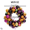 Halloween Ornament Bauble Wreath, For Wall, Door or Home Decoration with Pumpkins, Bats, Spiders| OrnamentallyYou - 4 of 4
