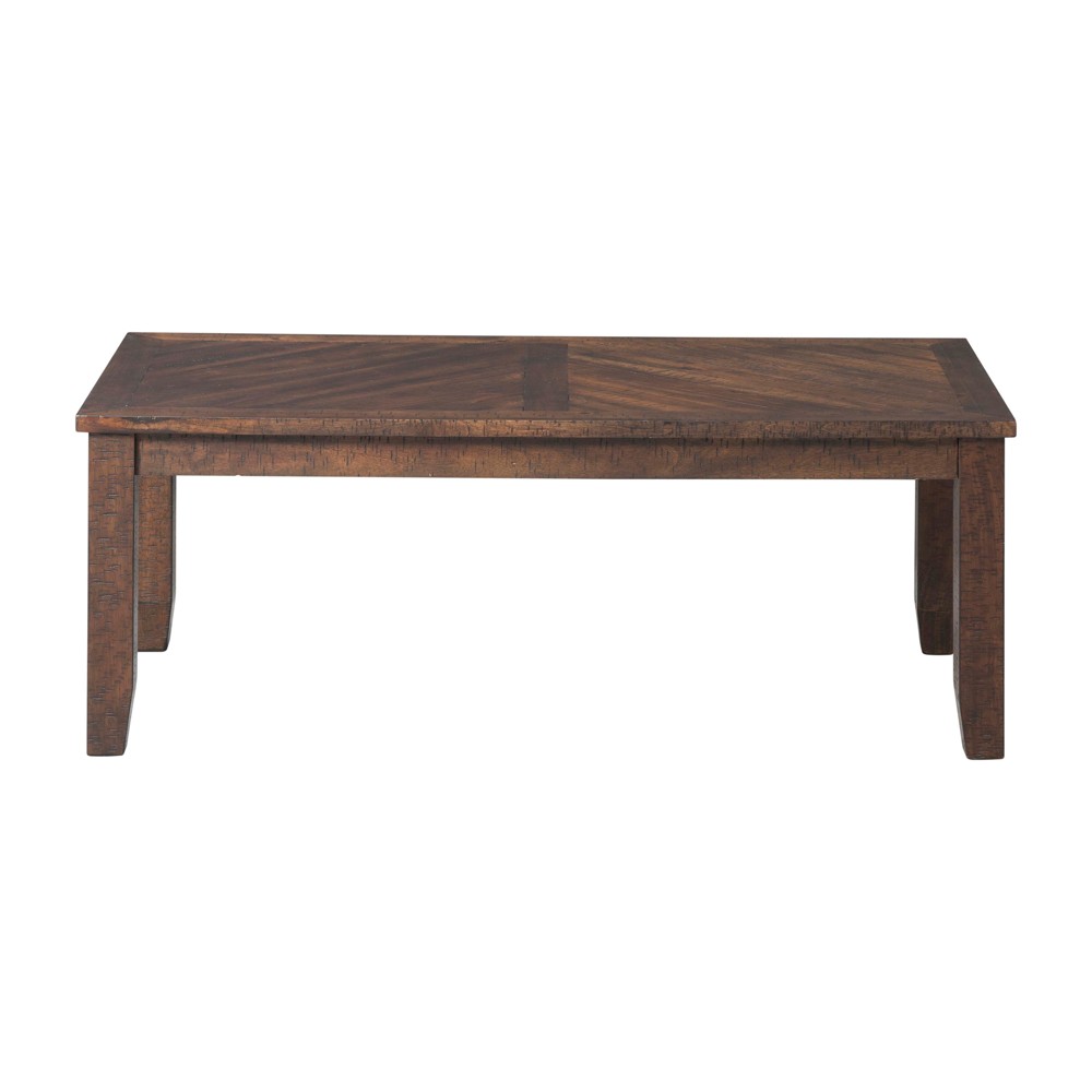 3pc Dex Table Occasional Set Walnut Brown - Picket House Furnishings: Rustic Living Room Ensemble