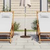 vidaXL Umbrella Base Bronze 15.7"x15.7"x12.6" Cast Iron - 2 of 4