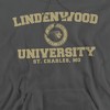 Lindenwood University Official Circle Logo Adult Pull-Over Hoodie - 2 of 4