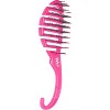 Wet Brush Shower Detangler Hair Brush With Hanging Shower Hook - Solid Pink  : Target