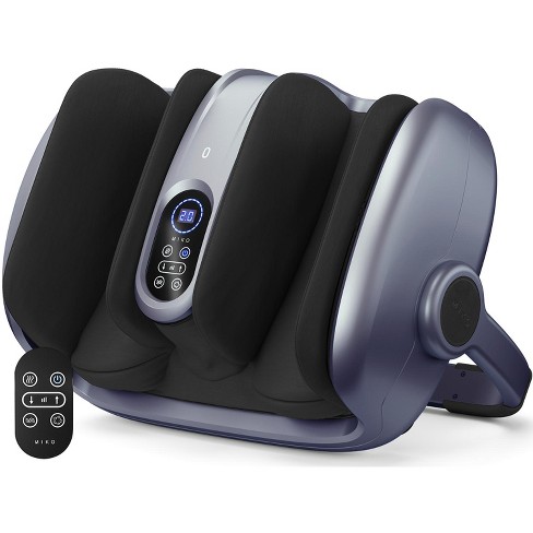 Miko Shiatsu Foot Calf And Ankle Massager In Charcoal Grey Target