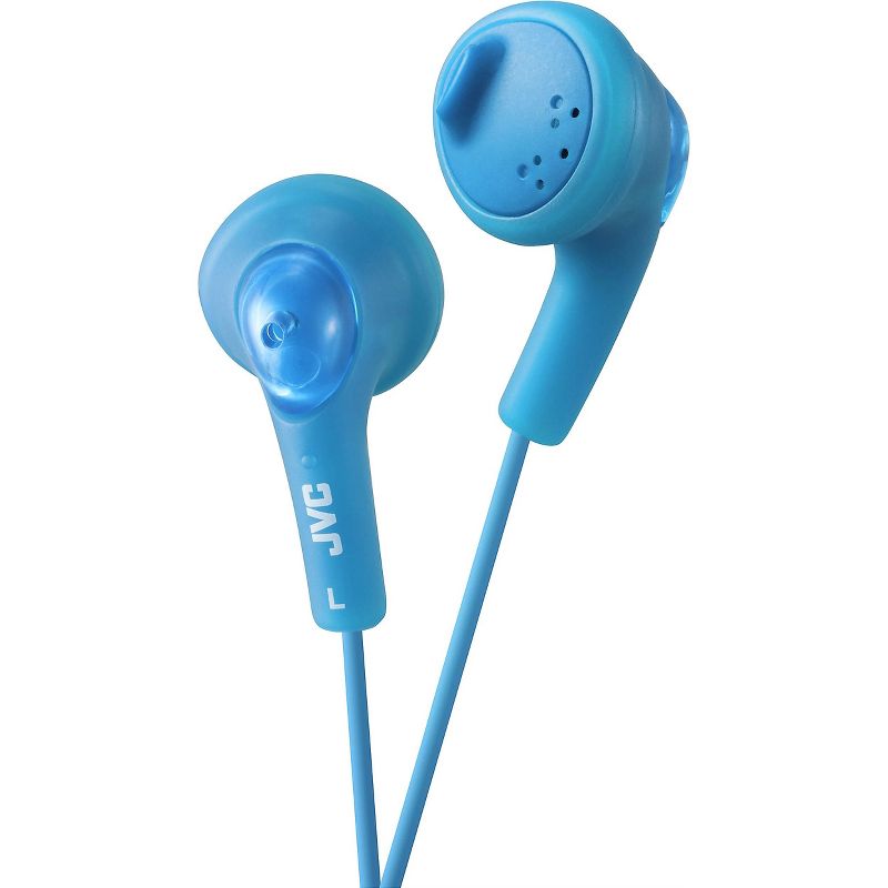 JVC HAF160A Gumy Earbuds - Blue, 1 of 4