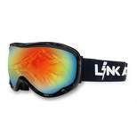 Link Active Ski Goggles VLT% 21.24 OTG UV Protection Lightweight Anti Fog Anti Slip Helmet Compatible Ski/Snow Boarding/Snowmobiling For Adult/Youth