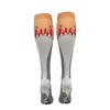 Shark Bite Funny Novelty Compression Socks For Women And Men - Crazy Dog Compression Socks - 3 of 4