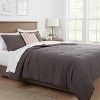 Space Dyed Cotton Linen Comforter & Sham Set - Threshold™ - 2 of 4