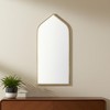 HomeRoots 48" Gold Metal Arch Framed Accent Mirror - 2 of 4