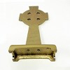 Slickblue Irish Standing Brass Cross, Celtic Knot Centerpiece, Heritage Decor, 7.5"x3.7", Gold, 1 piece - 3 of 4