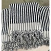 Olive & Linen Striped Terry Bath Towel - 4 of 4