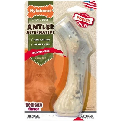 Nylabone Power Chew Antler Alternative Venison Flavor - Medium