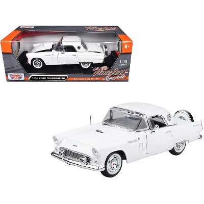 1956 Ford Thunderbird White "Timeless Classics" 1/18 Diecast Model Car by Motormax