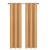 Solid Blackout Thermal Grommet Curtain Panels With Foam Backing (Set of 2) - 2 of 3