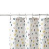 LunaLulinlk Watercolor Dots Shower Curtain, 72" X 72", Polyester - 3 of 4