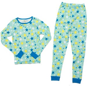 Just Love Girls Printed Pajama Sets - Snug Fitting Cotton PJ Tops & Bottoms for Girls - 1 of 3