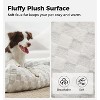 Soft Cat Couch Bed, Faux Fur Checkered Pet Sofa - 4 of 4