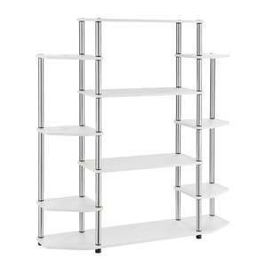 52.5" Wall Unit Bookshelf White - Breighton Home