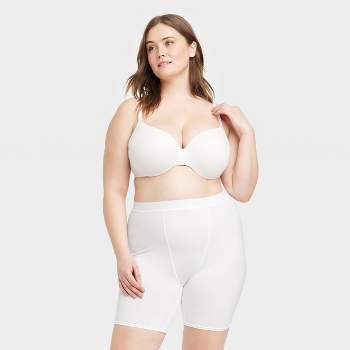 Women's Cotton Stretch Hi-cut Cheeky Underwear - Auden™ White Xl