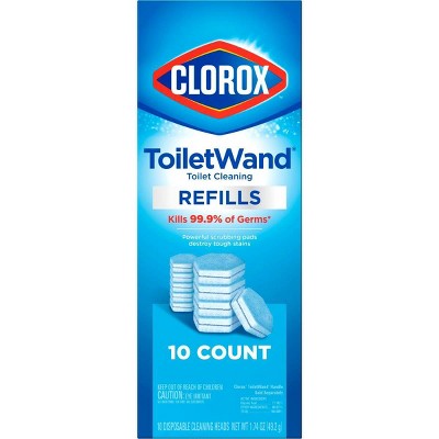 Clorox ToiletWand Disinfecting Refills Disposable Wand Heads - 10ct