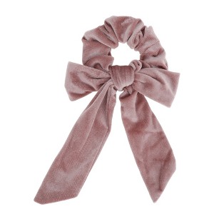 Unique Bargains Flocked Ribbon Hair Ties 1 Pc - 1 of 4