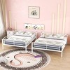 Streamdale Full XL Over Queen Metal Bunk Bed, White - 3 of 4