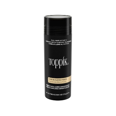 Toppik Hair Building Fibers, Fill In Fine or Thinning Hair Instantly Thicker, Fuller Looking Hair Medium Blonde .97 OZ