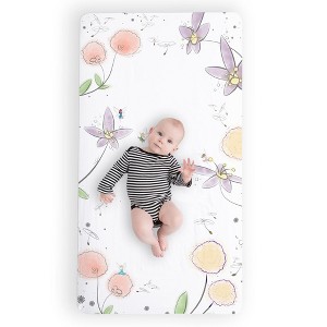 JumpOff Jo - 100% Cotton Fitted Crib Sheet, Super Soft, for Standard Crib Mattresses and Toddler Beds - 1 of 4