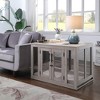 unipaws Wooden Dog Crate with Cushion & Tray - 2 of 4