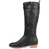 Journee Collection Womens Lelanni Stacked Heel Knee High Boots - 2 of 4
