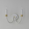 Maxim Lighting Charlton 2 - Light Wall Light in  Weathered White/Gold Leaf - 3 of 4