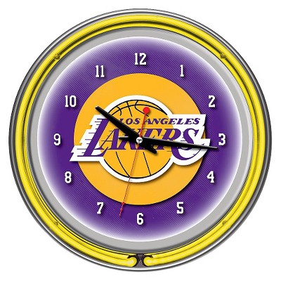 NBA Los Angeles Lakers Team Logo Wall Clock