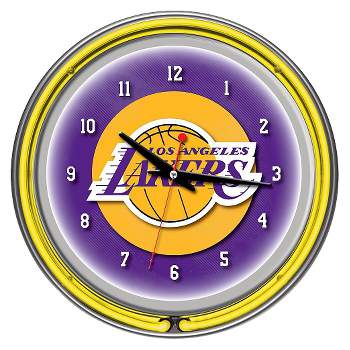NBA Los Angeles Lakers Team Logo Wall Clock