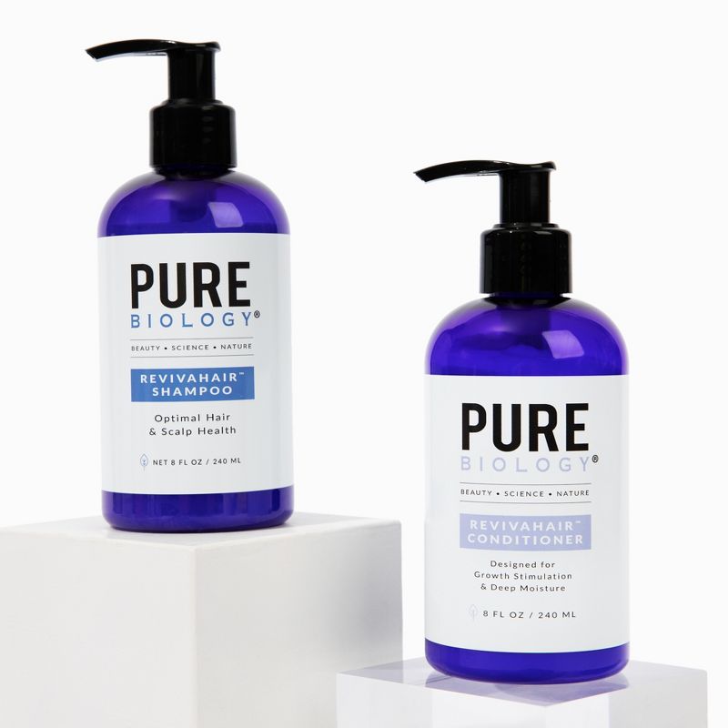 Premium RevivaHair Shampoo, Optimal Hair & Scalp Health, Pure Biology, 8 fl oz, 5 of 6