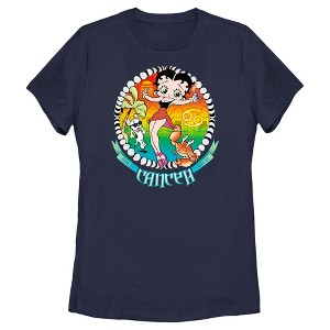 Women's Betty Boop Cancer Zodiac T-Shirt - 1 of 4