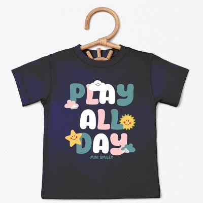The Juniper Shop Mini Smiley Play All Day Toddler Short Sleeve Tee
