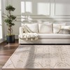 Hauteloom Azzan Cream & Gold Area Rug - 3 of 4