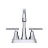 PAGED Bathroom Faucet 2-Handle Bathroom Sink Faucet with Zinc Alloy Handle and Ceramic Cartridge - 2 of 4