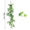 Unique Bargains Fake Vines Faux Greenery Leaves 39.4" Green 2 Pcs - 2 of 4