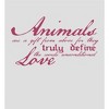 "Animals Are A Gift From Above" Women's Crew Neck Short Sleeve Top - 2 of 3