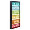 Stupell Industries Fun Inspirational Rainbow Phrases, 11" x 25" - 3 of 4