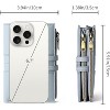 Wikineon Small Wallets for Women RFID Blocking Leather Trifold Clutch Wallet Credit Card Holder Wallet Card Case Purse with ID Window - 4 of 4