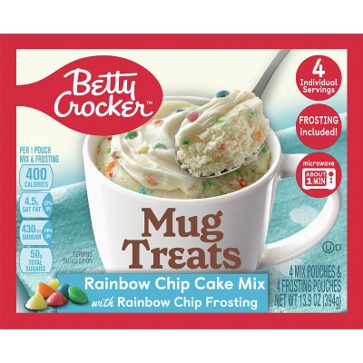 Betty Crocker Mug Treats Rainbow Chip Cake Mix - 4ct/13.9oz_4