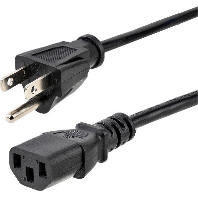 StarTech.com - Computer Power Cord - NEMA 5-15P to C13